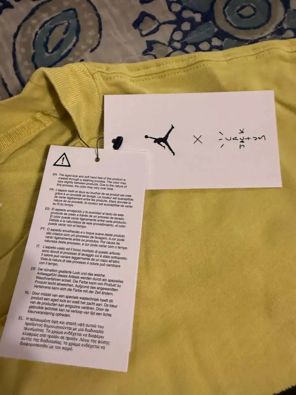 Jordan x Travis Scott Cactus Jack T-Shirt Celery DZ5514-308